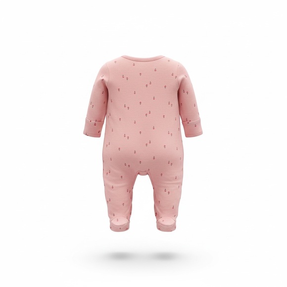 Cat & Jack Blush 'Little Sister' Footie - Picture 3 of 4